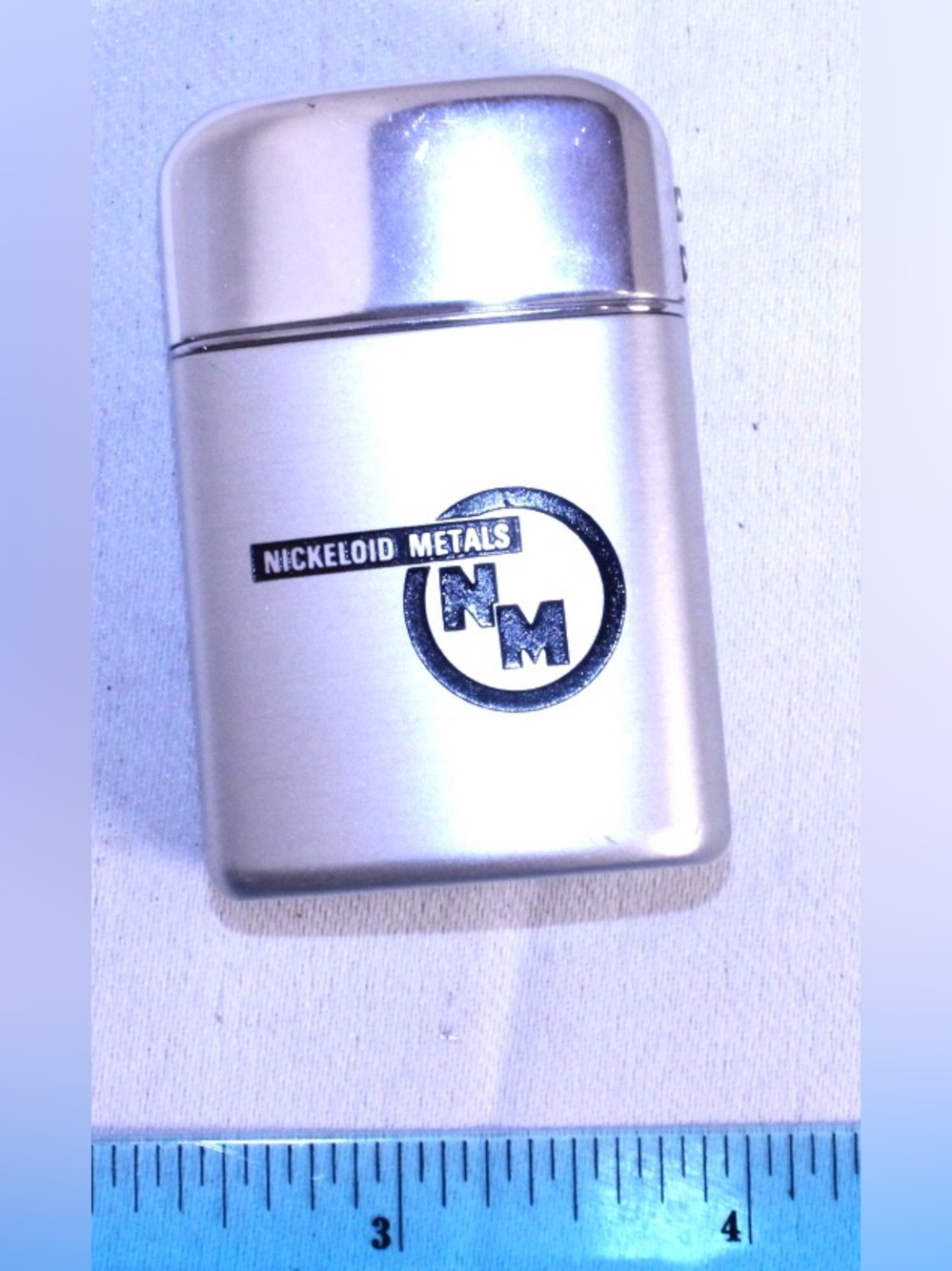 Silver Metal Pocket Lighter - Promotional
